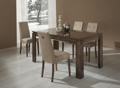 Chair Wood Upholstery Suite Living room Dining room Dining set Group Set 4pcs. new